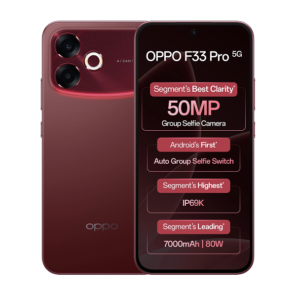 Oppo F33 Pro (Passion Red, 8/256 GB)