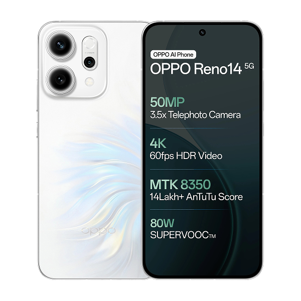 Oppo Reno 14 (Pearl White, 8/256 GB)