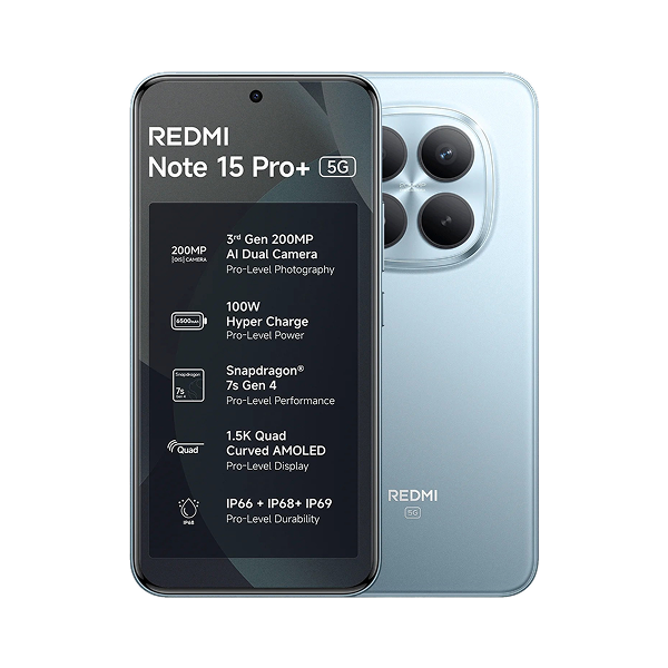 Redmi Note 15 Pro + (Mirage Blue, 12/256 GB)
